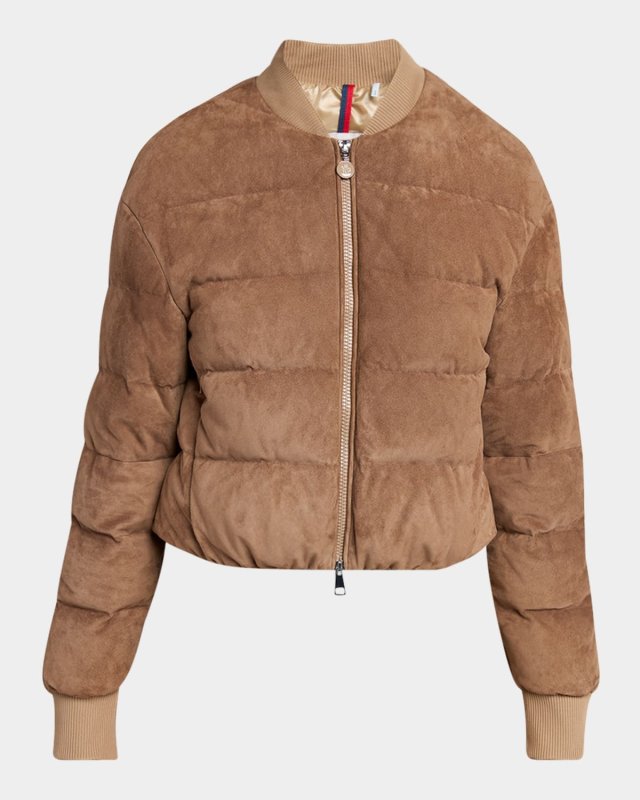 Pollet Suede Bomber Jacket